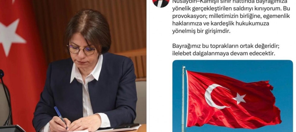 BAŞKAN ESİN KÖYMEN: “BAYRAĞIMIZ BU TOPRAKLARIN ORTAK DEĞERİDİR; İLELEBET DALGALANMAYA DEVAM EDECEKTİR!” 
