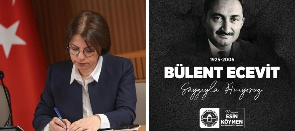 BAŞKAN ESİN KÖYMEN’DEN BÜLENT ECEVİT’İ ANMA MESAJI 