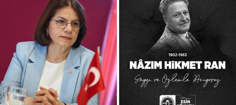 BAŞKAN ESİN KÖYMEN’DEN NAZIM HİKMET PAYLAŞIMI
