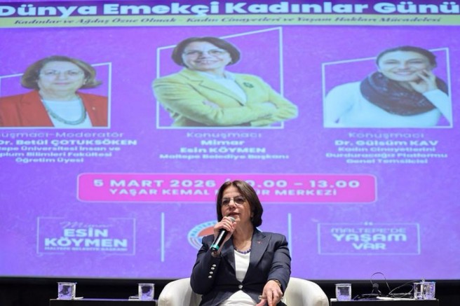 BAŞKAN ESİN KÖYMEN, ‘KADINLAR GÜNÜ’ PANELİNDE KONUŞTU