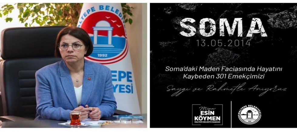 BAŞKAN ESİN KÖYMEN: “301 MADEN EMEKÇİMİZİ SAYGIYLA ANIYORUM!”