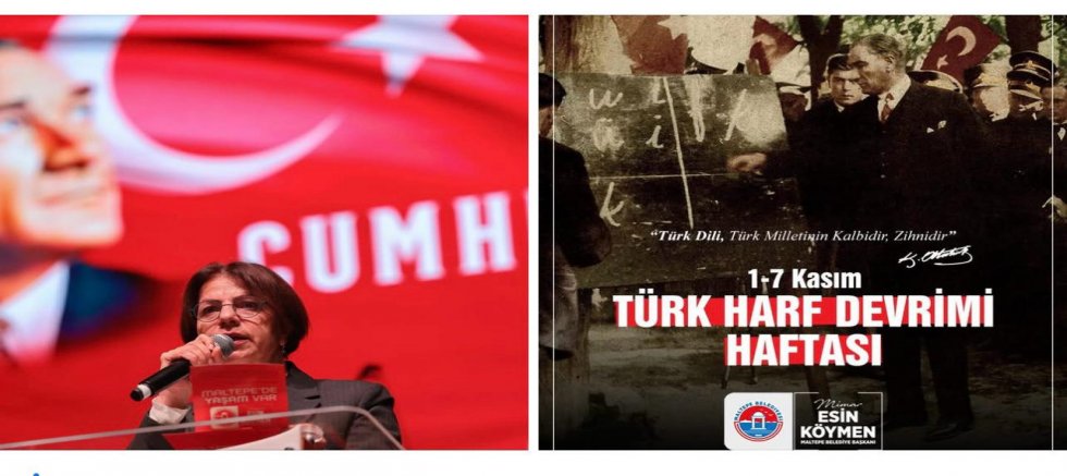 BAŞKAN ESİN KÖYMEN: “BAŞÖĞRETMEN GAZİ MUSTAFA KEMAL ATATÜRK’Ü SAYGIYLA ANIYORUM.”