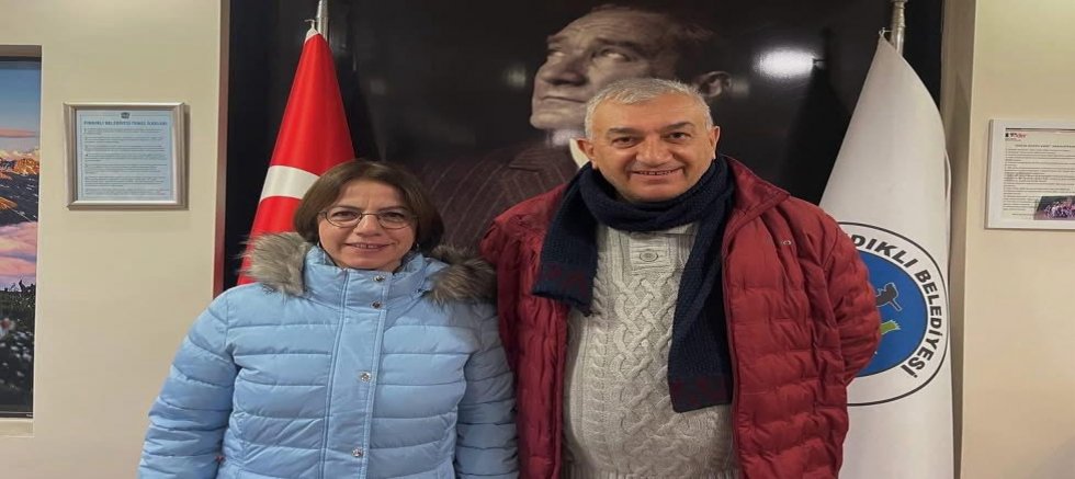 BAŞKAN ESİN KÖYMEN, ERCÜMENT ÇERVATOĞLU İLE BİR ARAYA GELDİ 