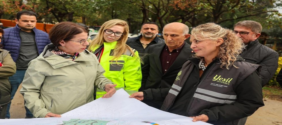 BAŞKAN ESİN KÖYMEN, İDEALTEPE 50. YIL KORUSU’NDA İNCELEMELERDE BULUNDU