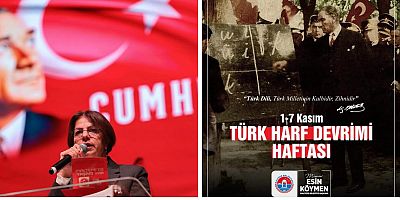 BAŞKAN ESİN KÖYMEN: “BAŞÖĞRETMEN GAZİ MUSTAFA KEMAL ATATÜRK’Ü SAYGIYLA ANIYORUM.”