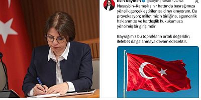BAŞKAN ESİN KÖYMEN: “BAYRAĞIMIZ BU TOPRAKLARIN ORTAK DEĞERİDİR; İLELEBET DALGALANMAYA DEVAM EDECEKTİR!” 