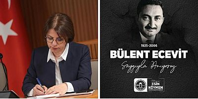 BAŞKAN ESİN KÖYMEN’DEN BÜLENT ECEVİT’İ ANMA MESAJI 