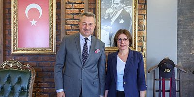 Başkan Esin Köymen’den İlçe Emniyet Müdürü Oktay Çelik’e Ziyaret 