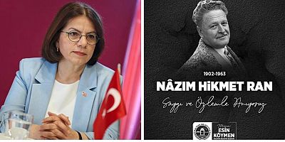 BAŞKAN ESİN KÖYMEN’DEN NAZIM HİKMET PAYLAŞIMI