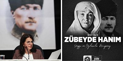 BAŞKAN ESİN KÖYMEN’DEN ZÜBEYDE HANIM MESAJI