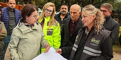 BAŞKAN ESİN KÖYMEN, İDEALTEPE 50. YIL KORUSU’NDA İNCELEMELERDE BULUNDU