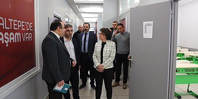 BAŞKAN ESİN KÖYMEN, KÜLTÜR MERKEZLERİNDE İNCELEMELERDE BULUNDU