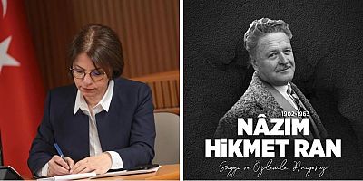 BAŞKAN ESİN KÖYMEN, NAZIM HİKMET RAN’I ANDI 