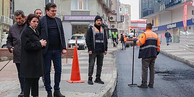 BAŞKAN ESİN KÖYMEN, SAHA ÇALIŞMALARINI YERİNDE İNCELEDİ 