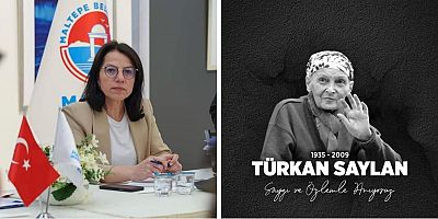 BAŞKAN ESİN KÖYMEN, TÜRKAN SAYLAN’I ANDI