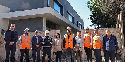 BAŞKAN ESİN KÖYMEN, SAHA ÇALIŞMALARINI YERİNDE İNCELEDİ