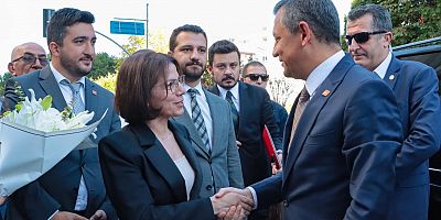 CHP GENEL BAŞKANI ÖZEL’DEN BAŞKAN ESİN KÖYMEN’E ZİYARET 