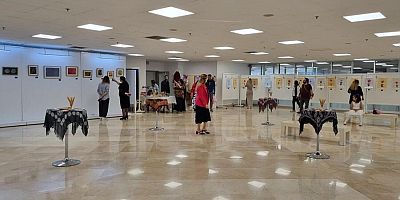“GÖNÜL” TEMALI EBRU SERGİSİ AÇILDI