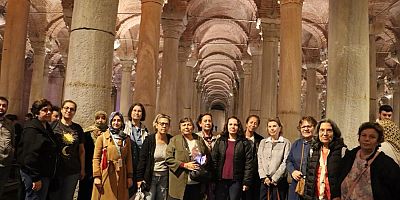 İSTANBUL’UN SAKLI MİRASI SARNIÇLARI ZİYARET ETTİLER