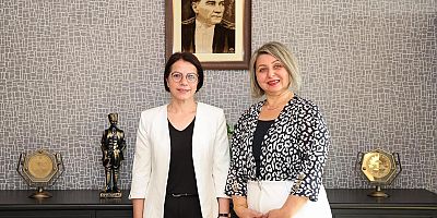 LEYLA ÇITIR’DAN BAŞKAN ESİN KÖYMEN’E ZİYARET 