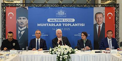 MALTEPE İLÇESİ MUHTARLAR TOPLANTISI YAPILDI