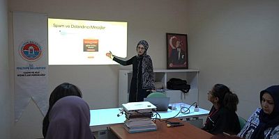 MALTEPELİ KADINLARA GÜVENLİ İNTERNET EĞİTİMLERİ TAMAMLANDI 